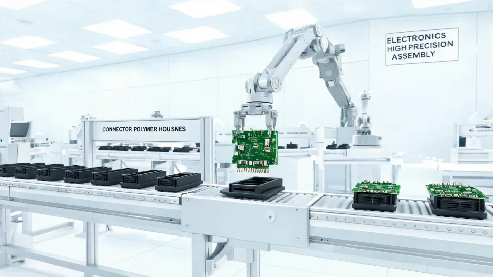 Electronics polymer application