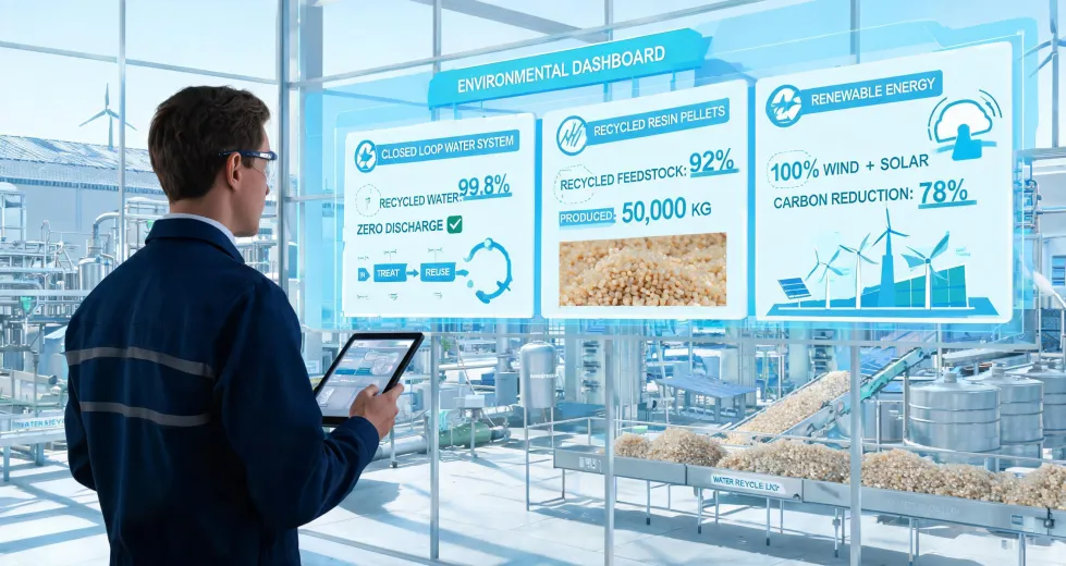 Sustainable polymer production